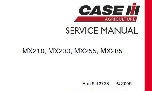 Case IH MX210, MX230, MX255, MX285 Tractor