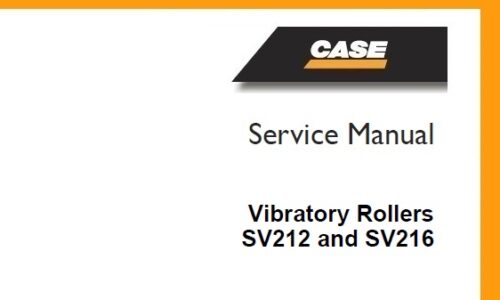 Case SV212, SV216 Vibratory Rollers