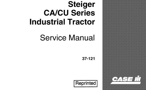 Case Steiger CA CU Series Industrial Tractors