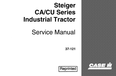 Case Steiger CA CU Series Industrial Tractors