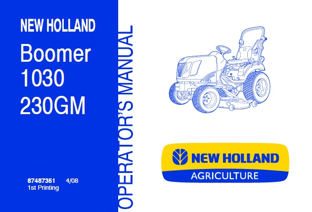 New Holland Boomer 1030 (230GM) Tractor