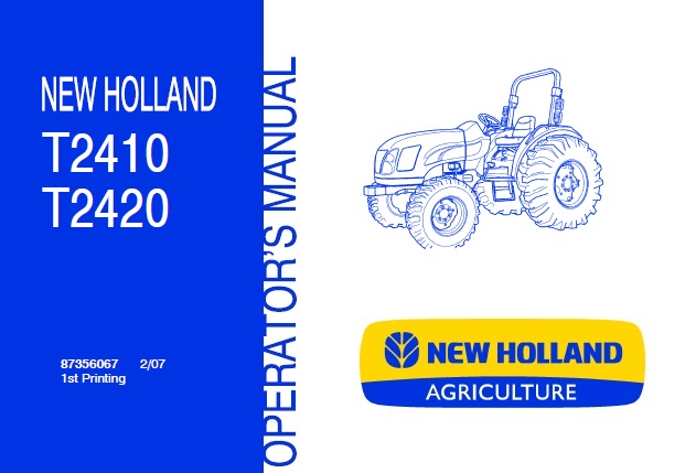 New Holland Boomer 3040, 3045, 3050 (With 12x12 Gear Transmission) Tractor